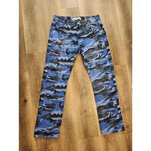 Noiz Y2K Mens camouflage Denim Jeans Multicolor size 34x32* measured